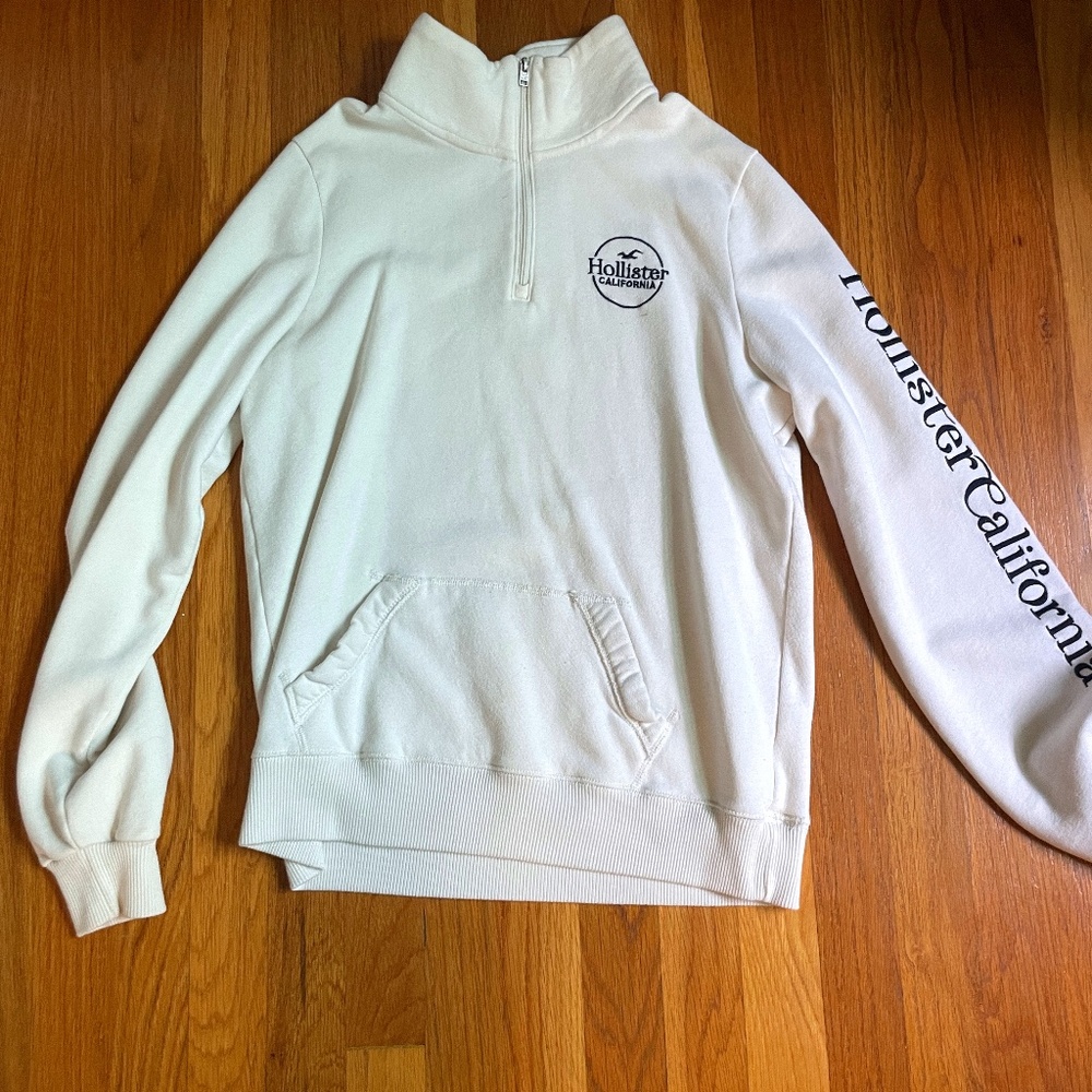 Quater Zip Hollister Sweatshirt